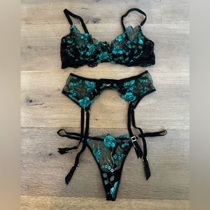 Honey Birdette Whitney emerald set